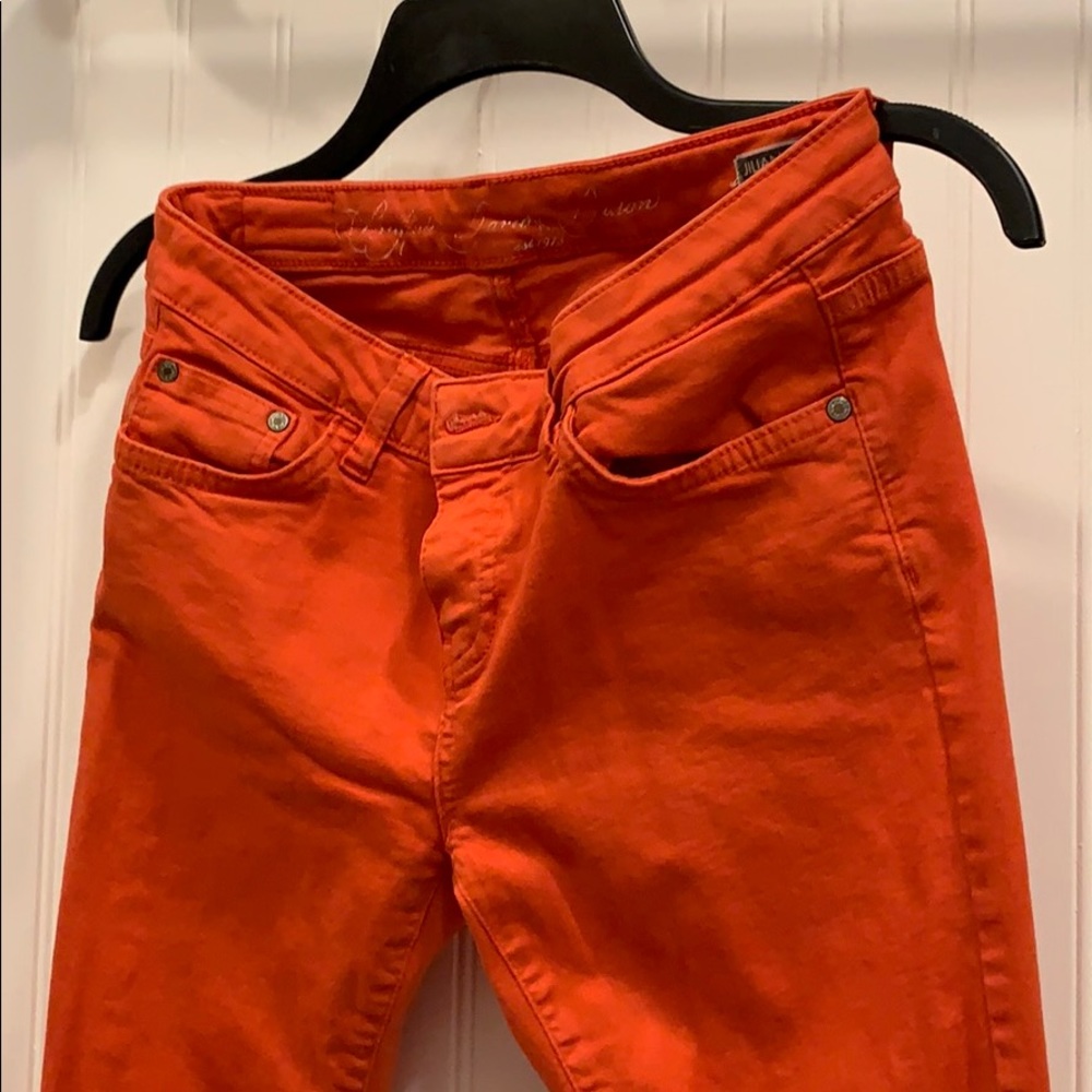 Red jeans